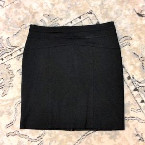 Thalian black stretch pencil skirt